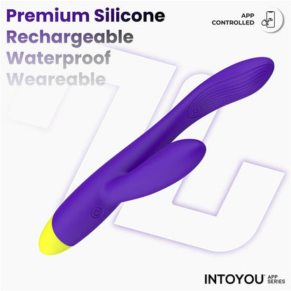 INTOYOU APP SERIES - LYRA G-SPOT RABBIT VIBRATOR WITH APP PURPLE