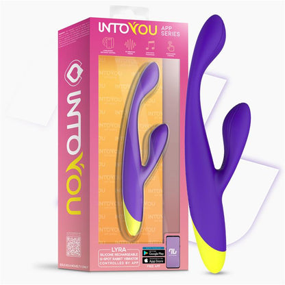 INTOYOU APP SERIES - LYRA G-SPOT RABBIT VIBRATOR WITH APP PURPLE