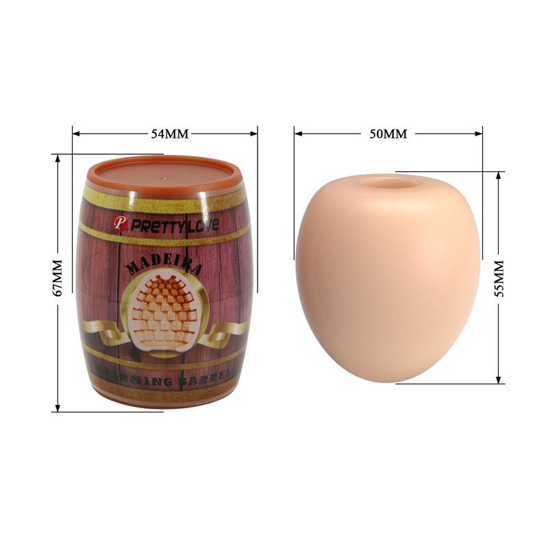 PRETTYLOVE - MADEIRA BARREL SHAPED MALE MASTURBATOR