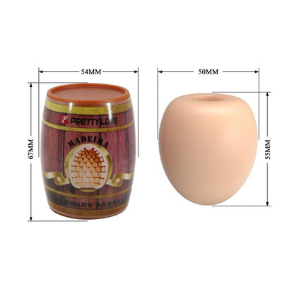 PRETTYLOVE - MADEIRA BARREL SHAPED MALE MASTURBATOR