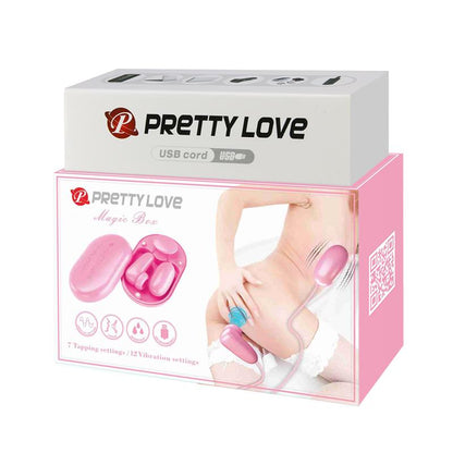 PRETTYLOVE - MAGIC BOX VIBRATING EGG AND TAPPING STIMULATOR