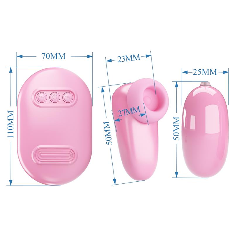 PRETTYLOVE - MAGIC BOX VIBRATING EGG AND TAPPING STIMULATOR