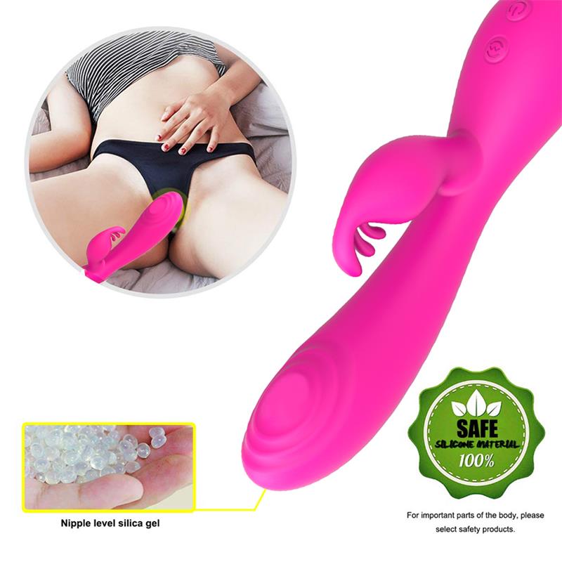 NALONE - MAGIC STICK RABBIT VIBE WITH PULSATION FUCHSIA