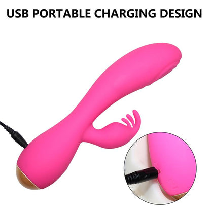 NALONE - MAGIC STICK RABBIT VIBE WITH PULSATION FUCHSIA