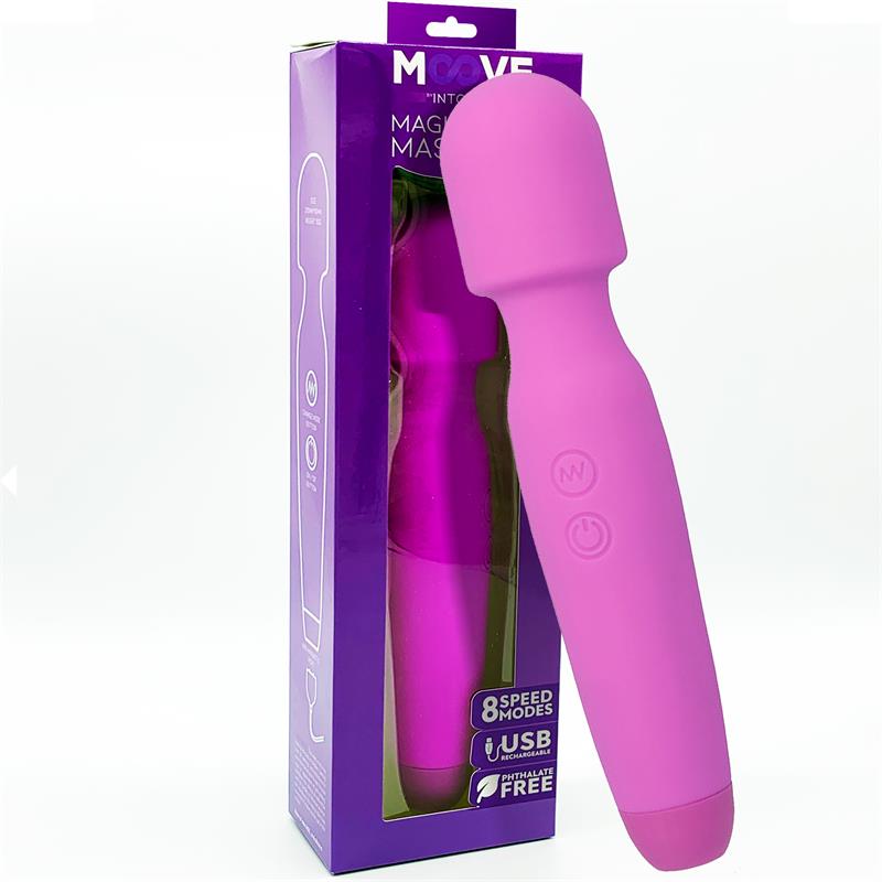 MOOVE - MAGIC WAND MASSAGER SILICONE PURPLE