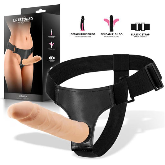HARNESS COLLECTION LATETOBED - MAGTO BENDABLE STRAP-ON HARNESS