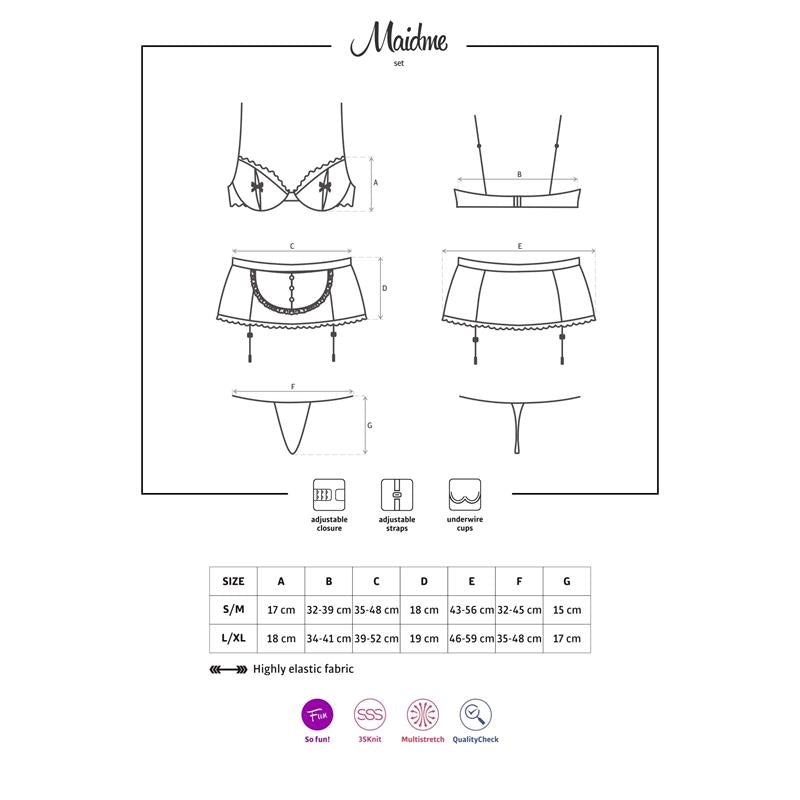 OBSESSIVE - MAIDME 5 PIECES SET