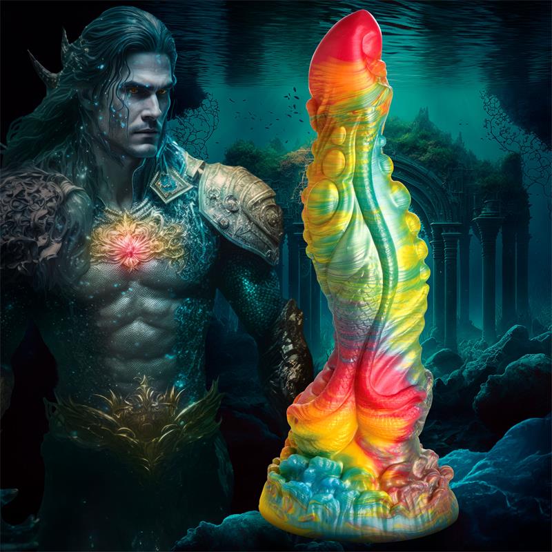CREATURE COCKS - MAJESTIC MERMAN SILICONE DILDO