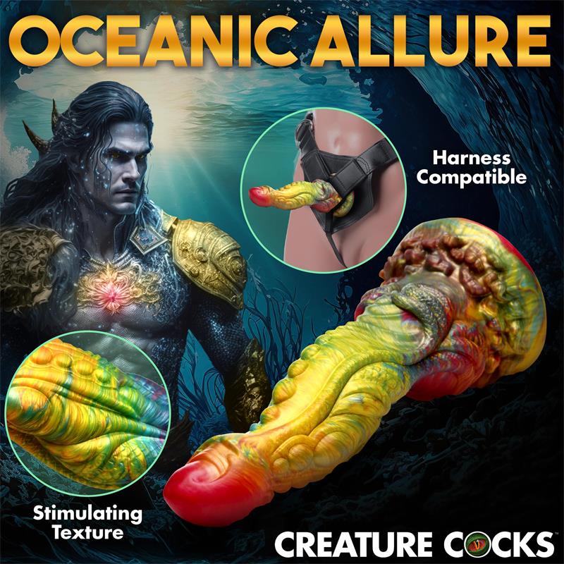 CREATURE COCKS - MAJESTIC MERMAN SILICONE DILDO