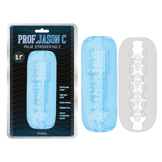CHISA - MALE MASTURBATOR PALM STROKER NO. 2 - 4.9 BLUE