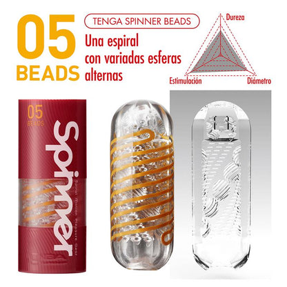 TENGA - MALE MASTURBATOR SPRINNER 05 BEADS