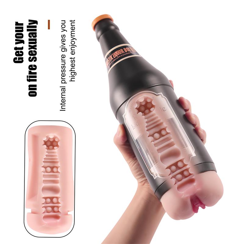 SHEQU - MALE MASTURBATOR VAGINA SONYA BEER BOTTLE