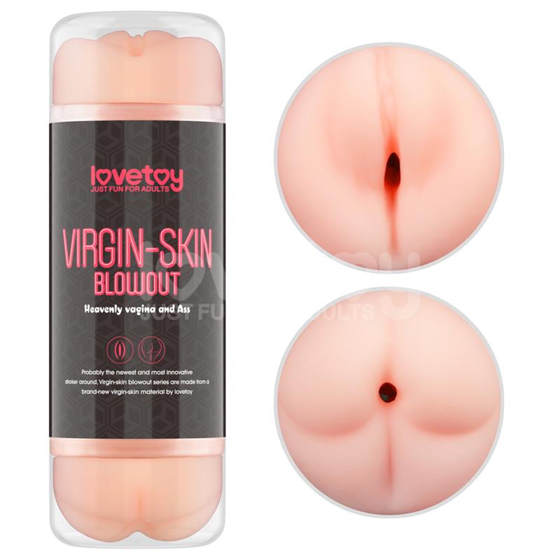 LOVETOY - MASTURBATEUR POUR HOMME AVEC VAGIN ET ANUS EN VIRGIN-SKIN