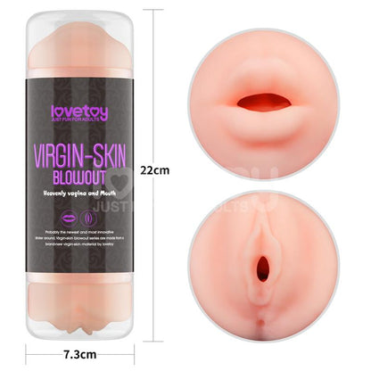 LOVETOY - MALE MASTURBATOR VIRGIN-SKIN VAGINA AND MOUNTH