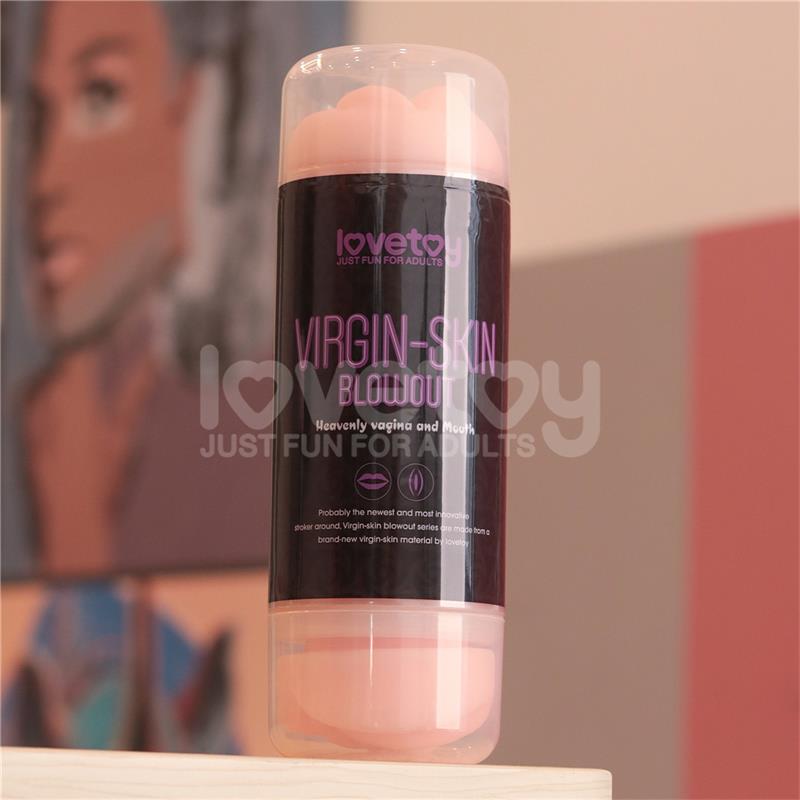 LOVETOY - MALE MASTURBATOR VIRGIN-SKIN VAGINA AND MOUNTH
