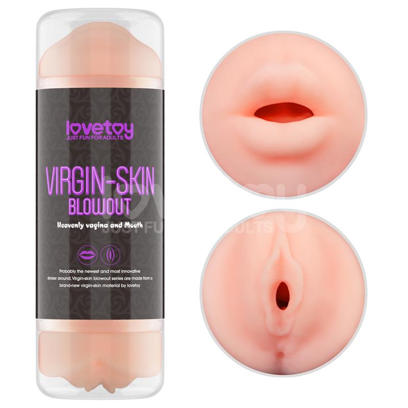 LOVETOY - MALE MASTURBATOR VIRGIN-SKIN VAGINA AND MOUNTH