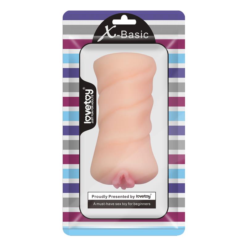 LOVETOY - MALE MASTURBATOR X-BASIC POCKET PUSSY FLESH FLESH