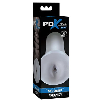 PDX MALE - MALE PUMP AND DUMP STROKER CLEAR