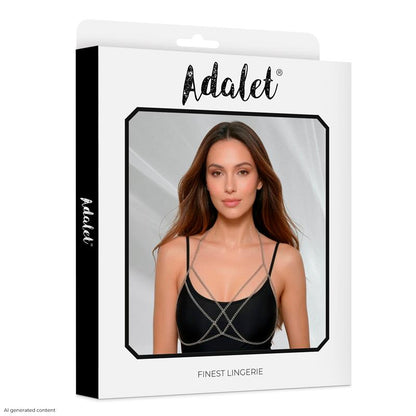 ADALET LINGERIE - MAMEN CHAIN BRA SILVER-TONE ONE SIZE