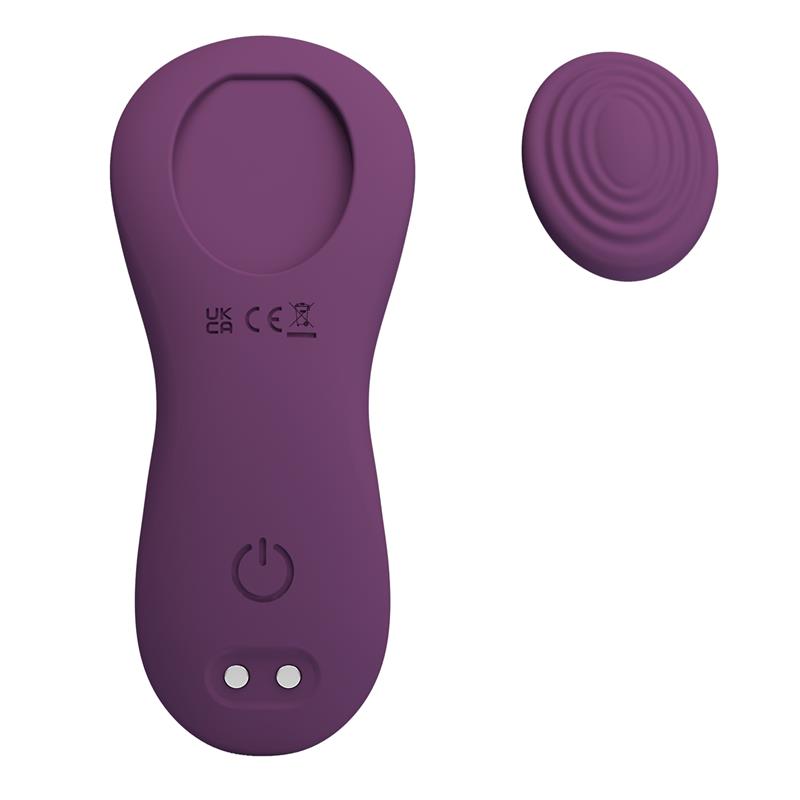 PRETTYLOVE - MANE PANTY VIBRATOR WITH APP PURPLE