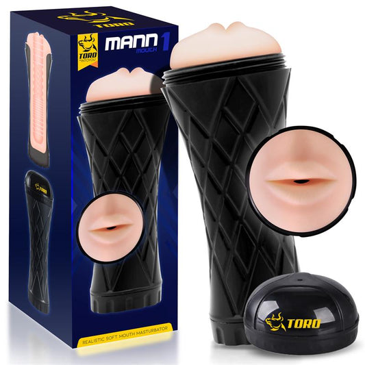 MINOTHOR - MANN1 REALISTIC MALE MASTURBATOR MOUTH SHAPE