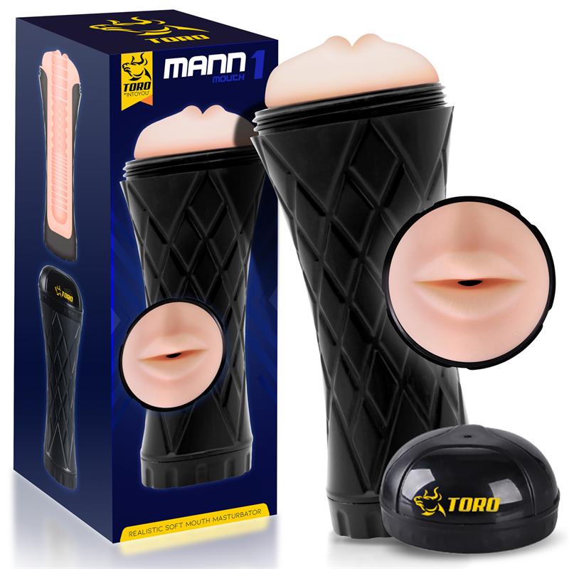MINOTHOR - MANN1 REALISTIC MALE MASTURBATOR MOUTH SHAPE