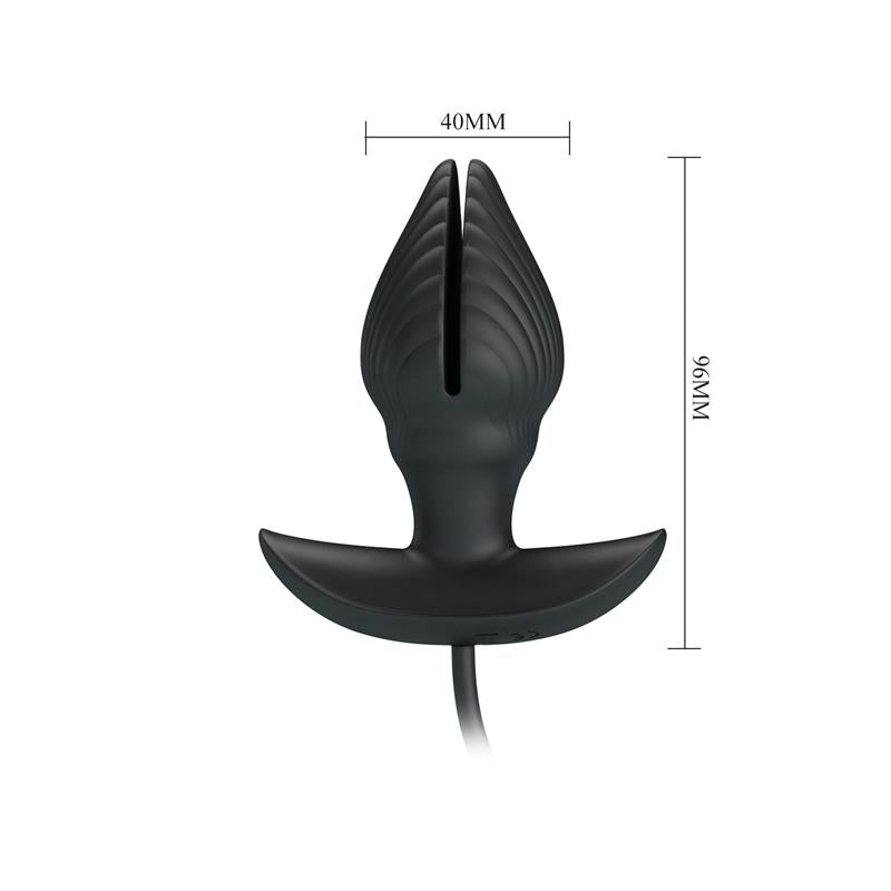 PRETTYLOVE - MANSON INFLATABLE BUTT PLUG WITH VIBRATION
