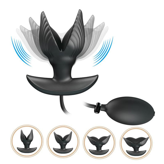 PRETTYLOVE - MANSON INFLATABLE BUTT PLUG WITH VIBRATION