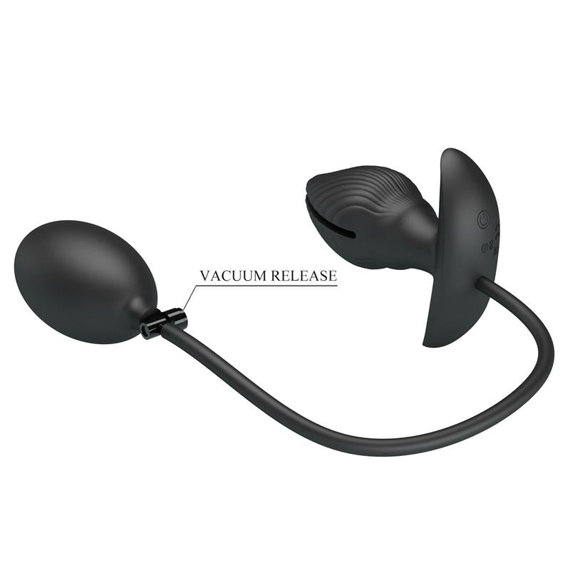 PRETTYLOVE - MANSON INFLATABLE BUTT PLUG WITH VIBRATION