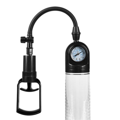 BOOST PUMPS - MANUAL PENIS PUMP WITH VALVE PSX03 CRYSTAL