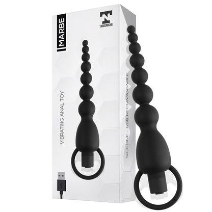 TARDENOCHE - CHAÎNE ANALE MARBE EN SILICONE À VIBRATION USB