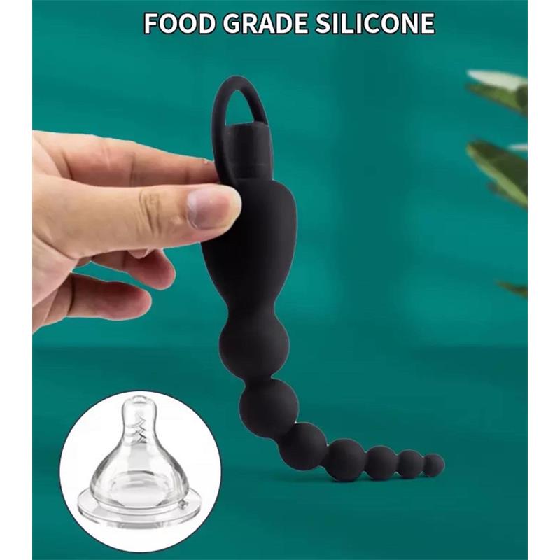 TARDENOCHE - MARBE ANAL CHAIN WITH VIBRATION USB SILICONE