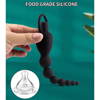 TARDENOCHE - MARBE ANAL CHAIN WITH VIBRATION USB SILICONE