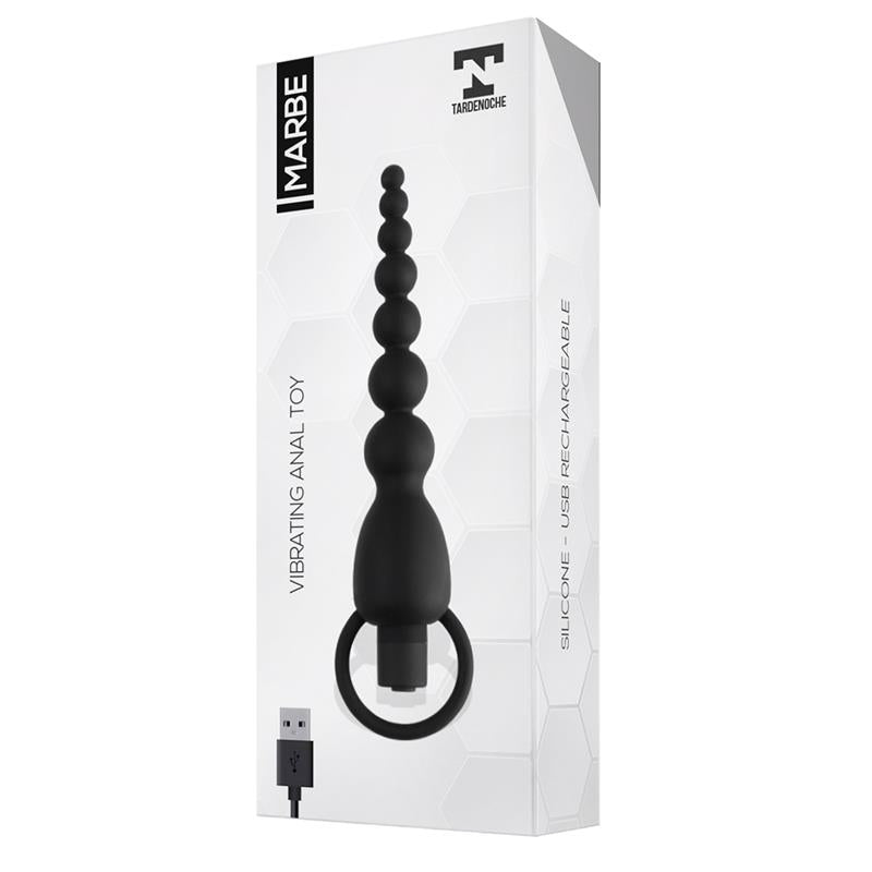 TARDENOCHE - MARBE ANAL CHAIN WITH VIBRATION USB SILICONE