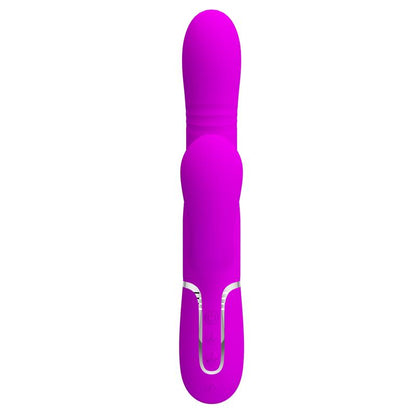 PRETTYLOVE - MARIANA VIBRATOR 4 IN 1 SILICONE FUCHSIA