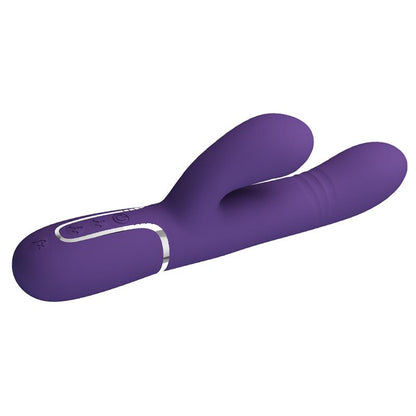 PRETTYLOVE - MARIANA VIBRATOR 4 IN 1 SILICONE PURPLE