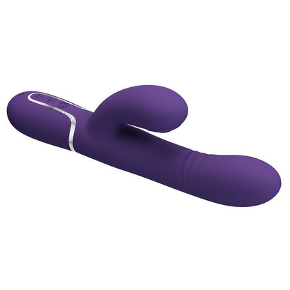 PRETTYLOVE - MARIANA VIBRATOR 4 IN 1 SILICONE PURPLE