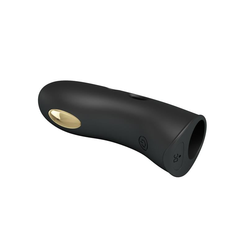 PRETTYLOVE - MARICO FINGER SLEEVE WITH ELECTROSTIMULATION AND VIBRATION GOLD 18K