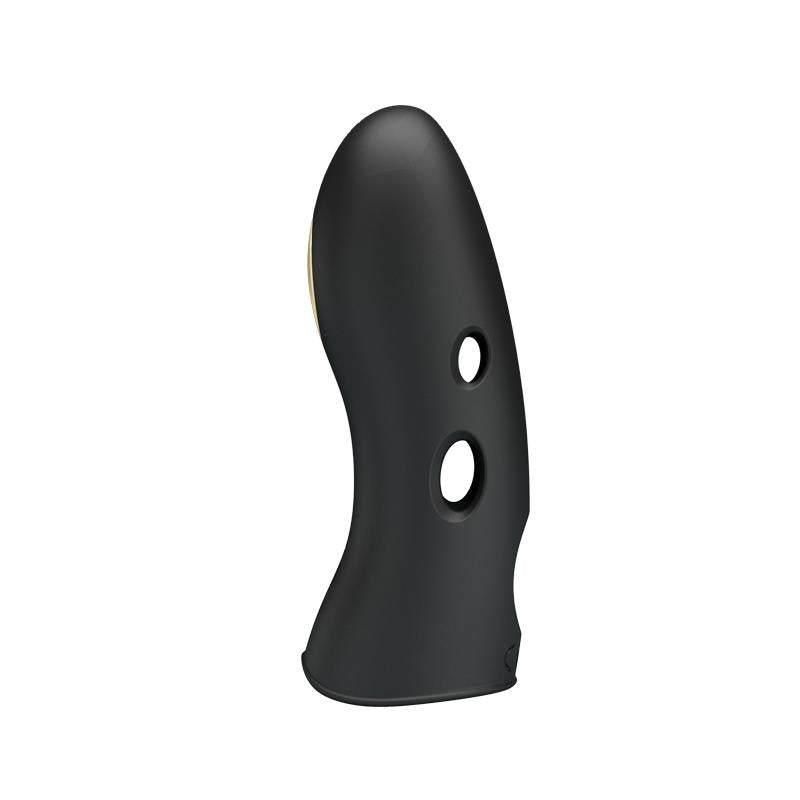 PRETTYLOVE - MARICO FINGER SLEEVE WITH ELECTROSTIMULATION AND VIBRATION GOLD 18K