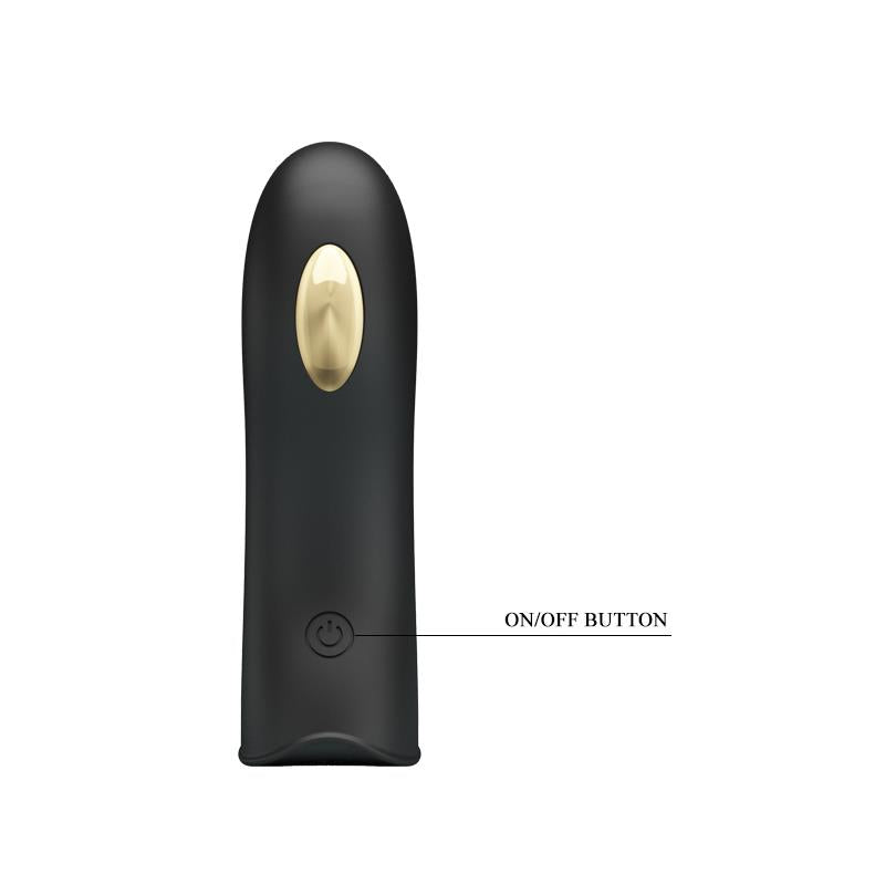 PRETTYLOVE - MARICO FINGER SLEEVE WITH ELECTROSTIMULATION AND VIBRATION GOLD 18K