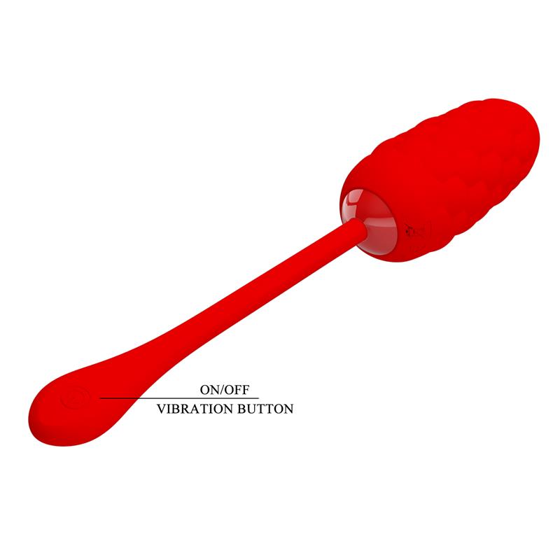 PRETTYLOVE - MARINA VIBRATING EGG RED