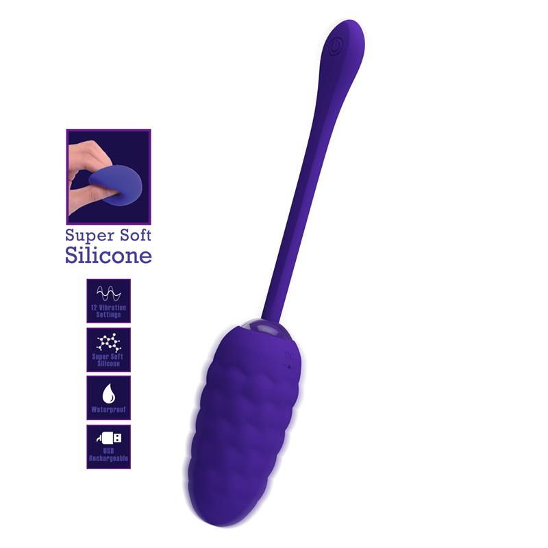 PRETTYLOVE - MARINA VIBRATING EGG VIOLET