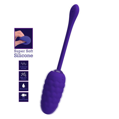 PRETTYLOVE - MARINA VIBRATING EGG VIOLET