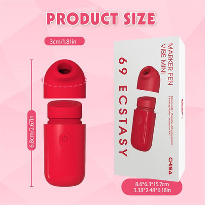 CHISA - MARKER PEN VIBE MINI SUCTION AND TAPPING