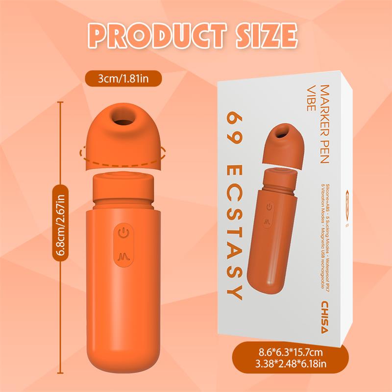 CHISA - MARKER PEN VIBE WITH SUCTION AND TAPPING
