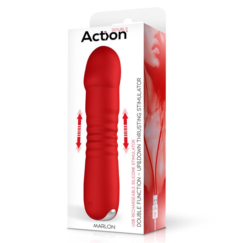 ACTION - MARLON STIMULATOR WITH UP & DOWN THRUSTING MOVEMENT