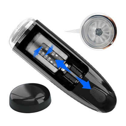 PRETTYLOVE - MARLOS AUTOMATIC MASTURBATOR WITH VIBRATION AND USB MOVEMENT