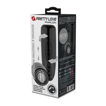 PRETTYLOVE - MARLOS AUTOMATIC MASTURBATOR WITH VIBRATION AND USB MOVEMENT