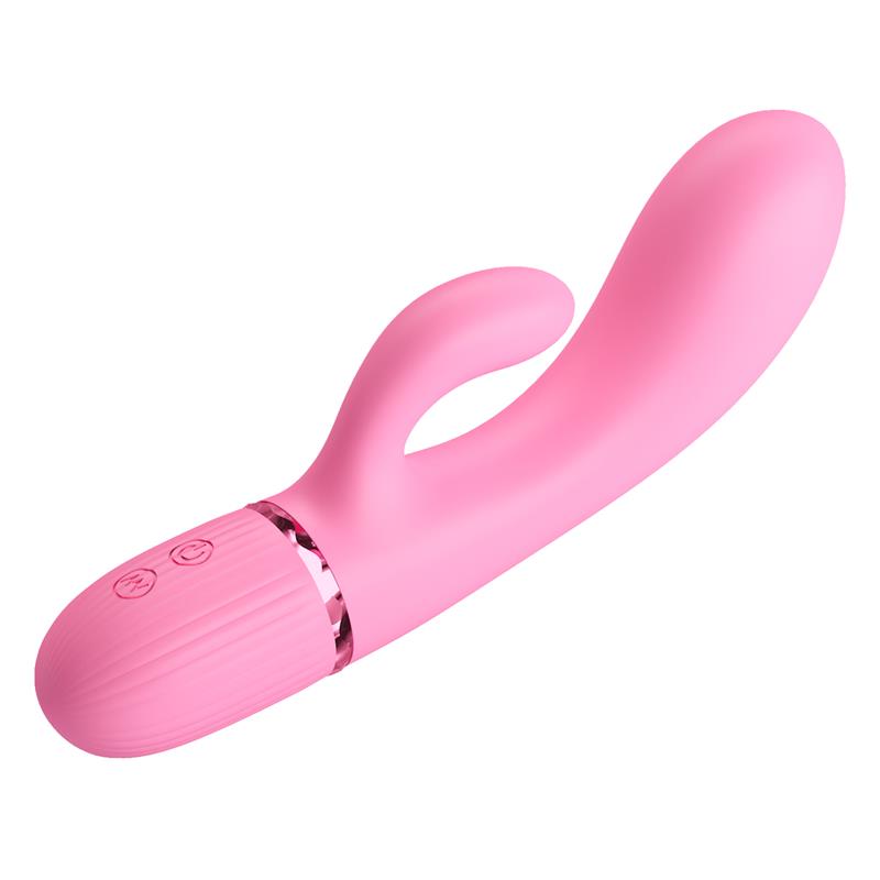 PRETTYLOVE - MARSKI VIBRATOR WITH RABBIT G SPOT PINK