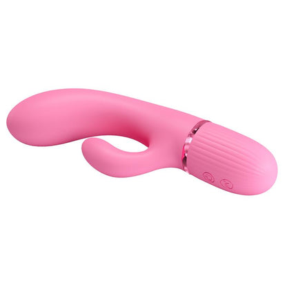 PRETTYLOVE - MARSKI VIBRATOR WITH RABBIT G SPOT PINK